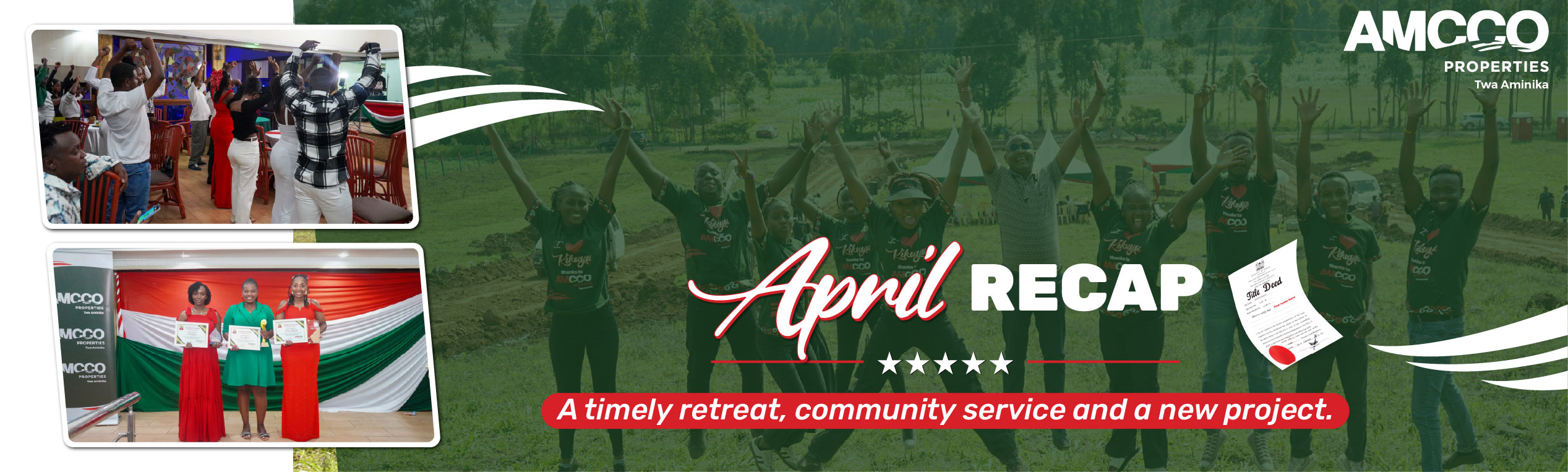  AMCCO Properties April 2026 Recap: Fulfilling the Promise of Land Ownership